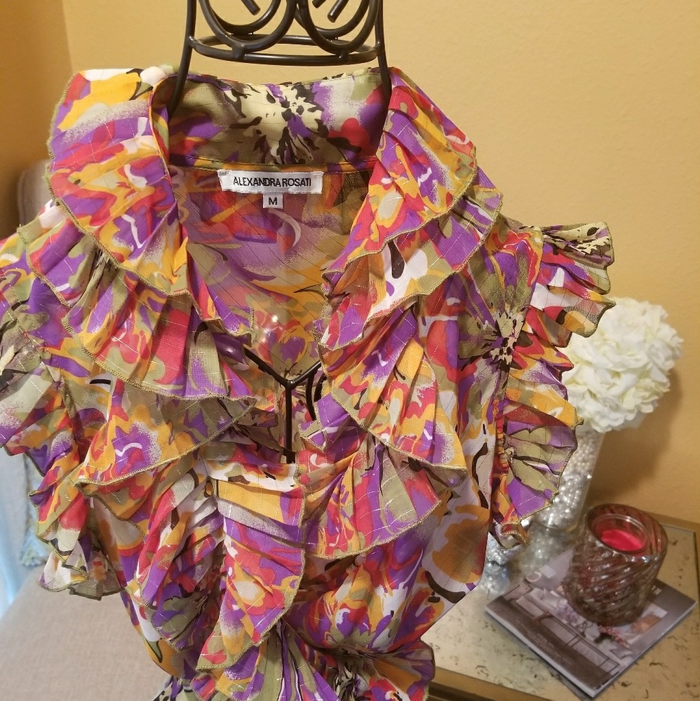 ALEXANDRA ROSATI Ruffle Blouse - Picture 3 of 3